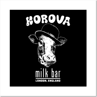 Korova Milk Bar (Black Print) Posters and Art